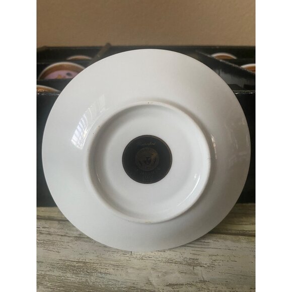 Rutherford Le Jardin De Italy Design Espresso Cup & Saucer Set Pink Gold inBox - Picture 4 of 16